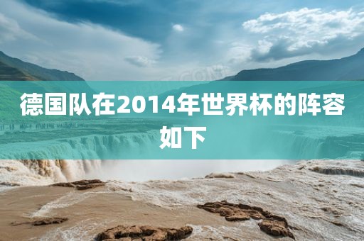 德国队在2014年世界杯的阵容如下眉山市正发家政服务有限公司