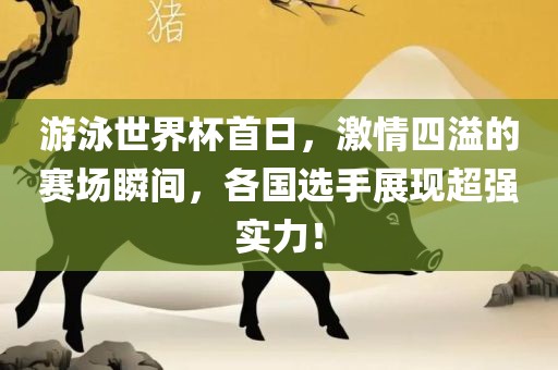 游泳世界杯首日，激情四溢的赛场瞬间，各国选手展现超强实力！眉山市正发家政服务有限公司