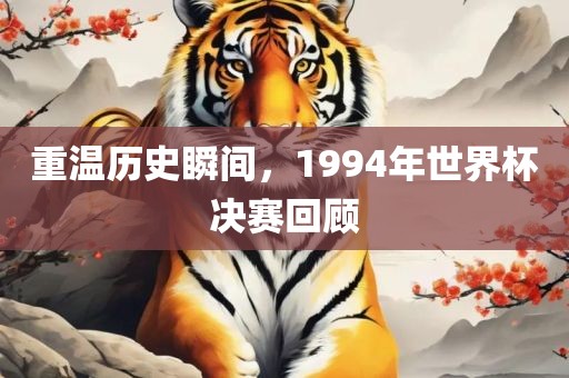 重温历史瞬间，1994年世界杯决赛回顾眉山市正发家政服务有限公司