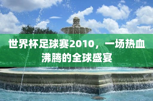 世界杯足球赛2010，一场热血沸腾的全球盛宴