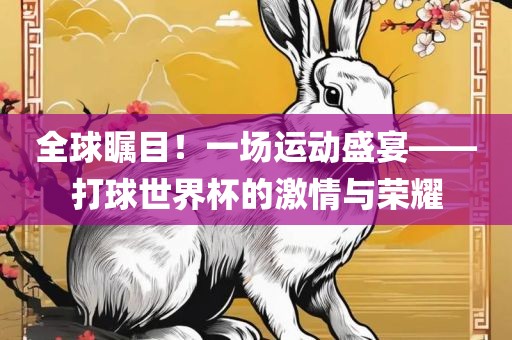 全球瞩目！一场运动盛宴——打球世界杯的激情与荣耀眉山市正发家政服务有限公司