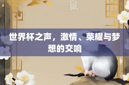 世界杯之声，激情、荣耀与梦想的交响