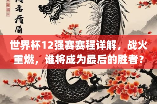 世界杯12强赛赛程详解，战火重燃，谁将成为最后的胜者？