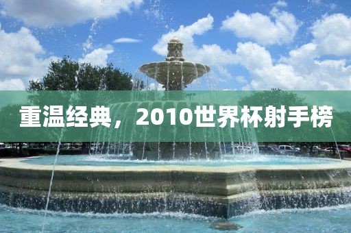 重温经典，2010世界杯射手榜