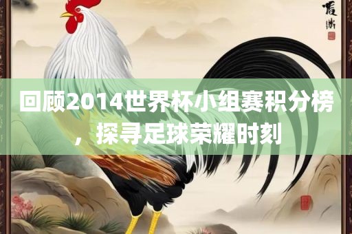 回顾2014世界杯小组赛积分榜，探寻足球荣耀时刻眉山市正发家政服务有限公司