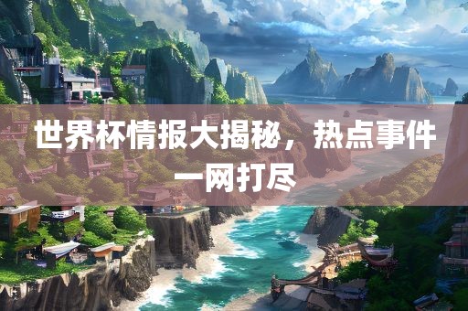 世界杯情报大揭秘，热点事件一网打尽