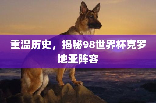 重温历史，揭秘98世界杯克罗地亚阵容