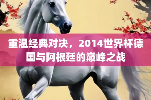重温经典对决，2014世界杯德国与阿根廷的巅峰之战