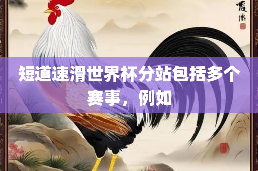 短道速滑世界杯分站包括多个赛事，例如