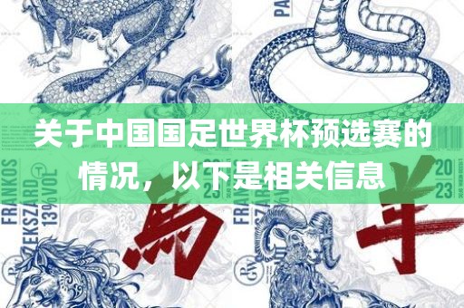 关于中国国足世界杯预选赛的情况，以下是相关信息