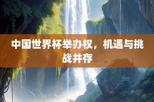 中国世界杯举办权，机遇与挑战并存眉山市正发家政服务有限公司