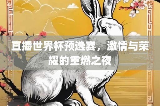 直播世界杯预选赛，激情与荣耀的重燃之夜