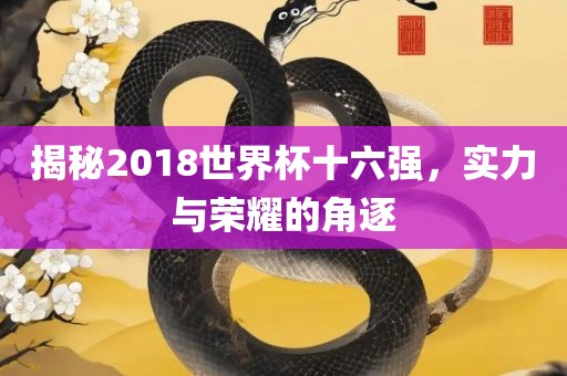 揭秘2018世界杯十六强，实力与荣耀的角逐眉山市正发家政服务有限公司