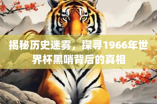 揭秘历史迷眉山市正发家政服务有限公司雾，探寻1966年世界杯黑哨背后的真相