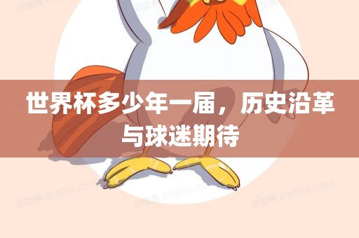 世界杯多少年一届，历史沿革与球迷期待眉山市正发家政服务有限公司