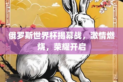 俄罗斯世界杯揭幕战，激情燃烧，荣耀开启