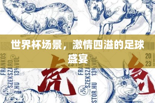 世界杯场景，激情四溢的足球盛宴