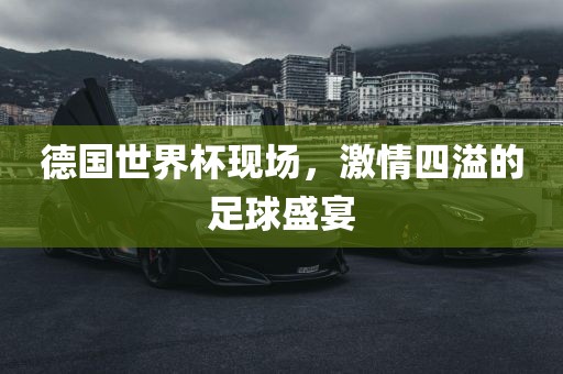德国世界杯现场，激情四溢的足球盛宴
