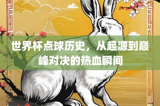 世界杯点球历史，从起源到巅峰对决的热血瞬间