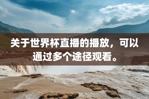 关于世界杯直播的播放，可以通过多个途径观看。