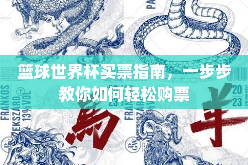 篮球世界杯买票指南，一步步教你如何轻松购票
