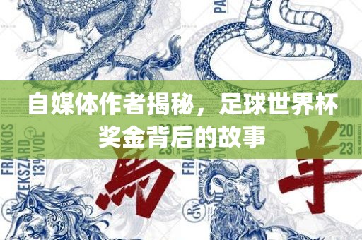 自媒体作者揭秘，足球世界杯奖金背后的故事