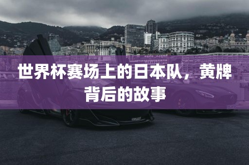 世界杯赛场上的日本队，黄牌背后的故事眉山市正发家政服务有限公司