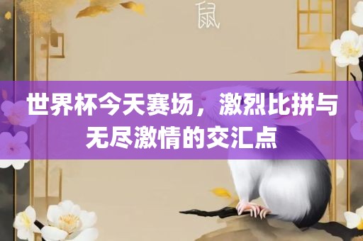 世界杯今天赛场，激烈比拼与无尽激眉山市正发家政服务有限公司情的交汇点