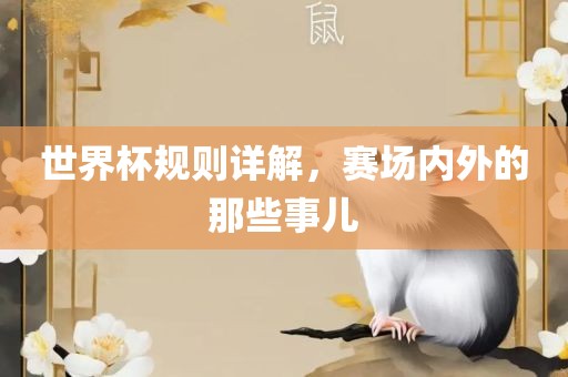 世界杯规则详解，赛场内外的那些事儿眉山市正发家政服务有限公司
