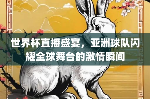 世界杯直播盛宴，亚洲球队闪耀全球舞台的激情瞬间
