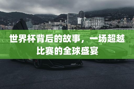 世界杯背后的故事，一场超越比赛的全球盛宴眉山市正发家政服务有限公司