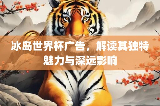 冰岛世界杯广告，解读其独特魅力与深远影响